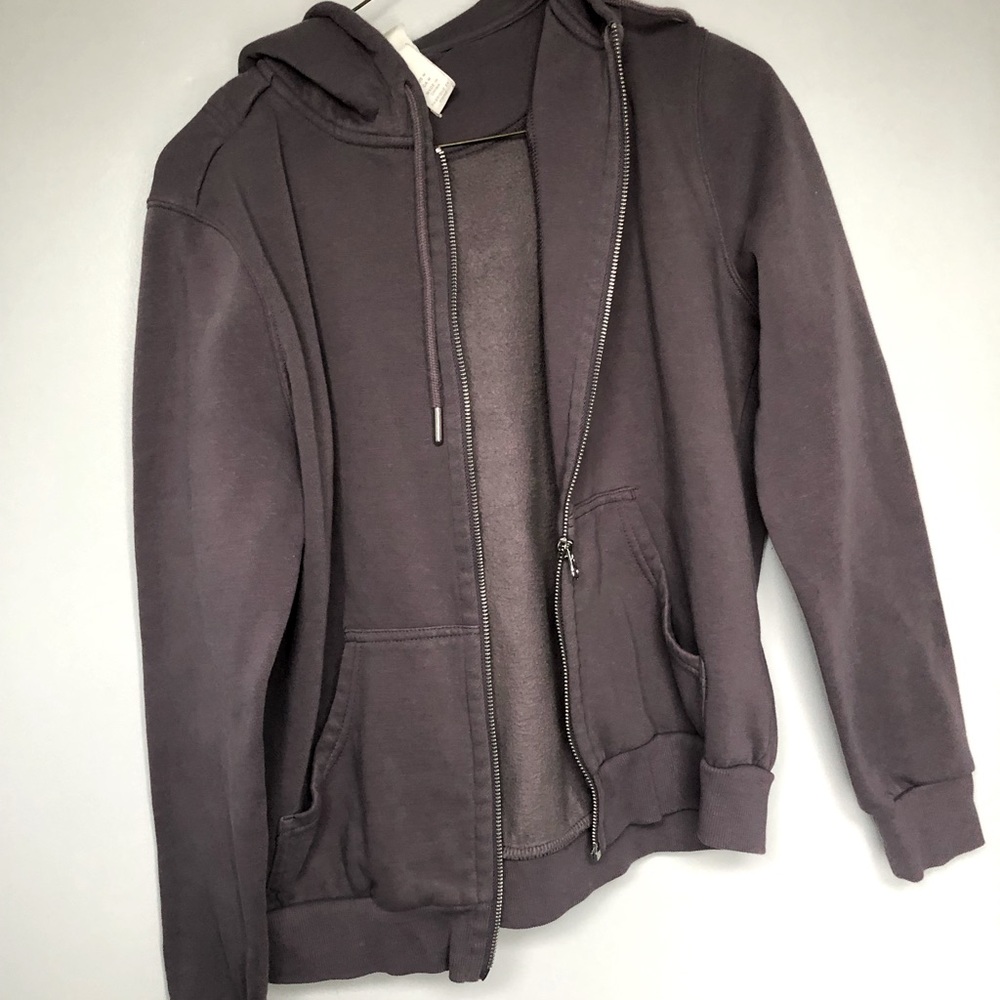 Light purple zip hoodie